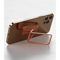 Support de téléphone métallique rotatif à 360° pour doigt, type béquille °   Support de téléphone pliable avec poignée rotative