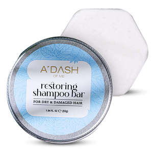 Barra de Champú Reparadora para Cabello Seco y Dañado con Aceite de Argán, Ylang Ylang y Almidón de Arroz - Product Image 1