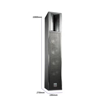 Profesional 5,25 pulgadas aluminio Mini Line Array altavoces columna Sistema de sonido EQUIPO DE Audio de alta calidad