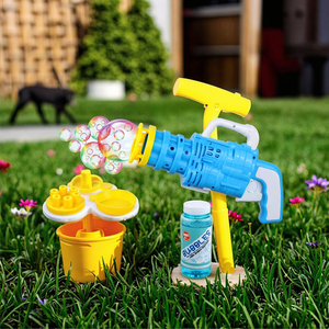 Juguete de <span class=keywords><strong>Burbujas</strong></span> 2 en 1 de Lujo - Pistola de <span class=keywords><strong>Burbujas</strong></span> Continua para Diversión al Aire Libre en Verano - Product Image 4