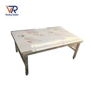 Victory โต๊ะสแตนเลสพับได้แบบ201/304สำหรับห้องครัวและโรงแรม/ภัตตาคาร - Product Image 2