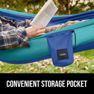 Amaca Portatile Doppia per Campeggio con Cinghie per Alberi, Ideale per Escursionismo, Campeggio, Viaggi, Giardino, Spiaggia, Backpacking e Sopravvivenza - Product Image 6