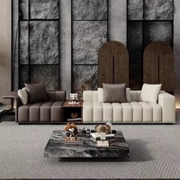 Housses de canapé modulaires en cuir véritable de luxe pour salon, canapés modernes de haute qualité