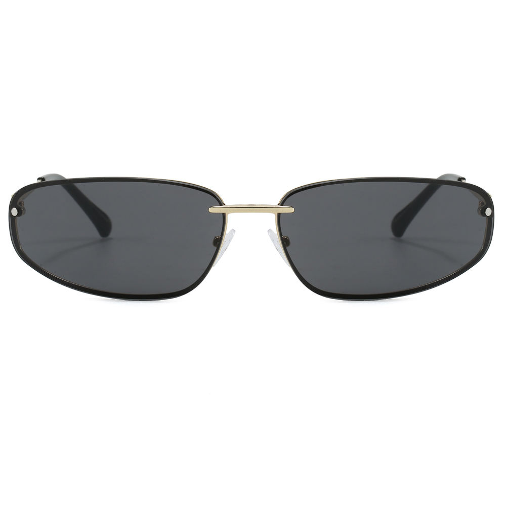 Superhot Eyewear 15409 Fashion 2025 Rectangle Steampunk Metal Frame Sunglasses