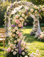 Groothandel Real Touch Kunstzijde Bloemen Kunstmatige Rozenstelen voor Huis Bruiloft Feest Binnen Buiten Decoratie Aangepaste Kleur
