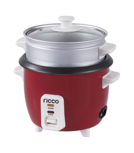 Ricco Retro Drum Electric Rice Cooker Measuring Cup Glass Lid Non-Stick Inner Pot Multi Sizes Fast Cooking GS CE ROHS ETL UKCA - Product Image 2