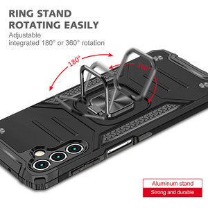 Vendita calda TPU PC antiurto anello magnetico cassa del telefono per <span class=keywords><strong>Samsung</strong></span> <span class=keywords><strong>A13</strong></span> <span class=keywords><strong>4G</strong></span> copertura del telefono nero per <span class=keywords><strong>Samsung</strong></span> A15 A25 A35 A55 - Product Image 4