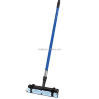 Brosse de nettoyage de tapis et de sols télescopique en plastique de qualité industrielle, à deux types de poils, fabrication directe usine, OEM