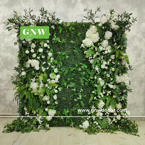 ฉากหลังตกแต่งงานแต่งงานด้วยผนังต้นไม้ประดิษฐ์ GNW - Product Image 1