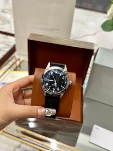 สำหรับ <span class=keywords><strong>IWC</strong></span> นาฬิกาหรูระดับไฮเอนด์, ระบบกลไกอัตโนมัติ, หน้าปัดสีดำด้าน, สายหนัง, ตัวเรือนสแตนเลสสตีล - Product Image 3