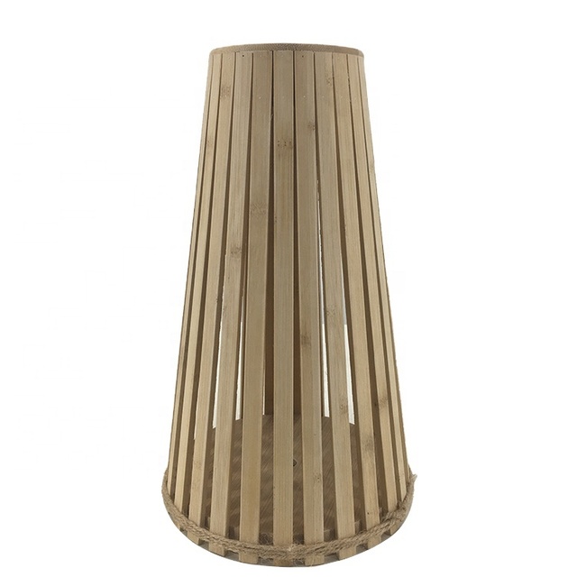 Custom DIY Natural Style Wholesale Bamboo Stick Lamp Holder Part Table Lamp Lamp Base