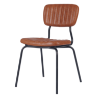 Chaise de salle à manger industrielle moderne en acier, style rétro, pour café commercial, dossier métallique sans accoudoirs, durable, stable, avec coussin en mousse