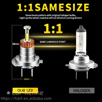 Canbus R7S 360 Degrés 4 Côtés Lampe Auto 70W Phares LED Haute Luminosité 9005 9006 9012 H7 H11 H4 Décodage Modèles de Voitures Européens