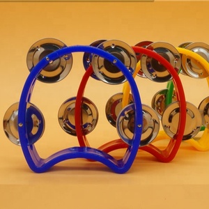 TW-4 pas cher de Percussion En Plastique 4 Cymbalettes 8 pouces Tambourin sans tête tambour Pour Les Enfants - Product Image 2