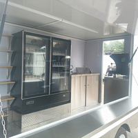 Remorque alimentaire multifonctionnelle certifiée CE en tôle galvanisée, remorque alimentaire remorquable pour restaurant, remorque de restauration rapide
