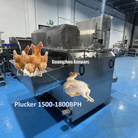 Machine à plumer les volailles automatique en acier inoxydable, équipement de déplumeage pour l'abattage et le traitement des poulets, canards et oies