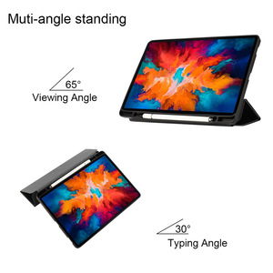 Fundas traseras de cuero a prueba de golpes para Samsung GALAXY Tab <span class=keywords><strong>S6</strong></span> <span class=keywords><strong>Lite</strong></span> <span class=keywords><strong>funda</strong></span> con portalápices - Product Image 4