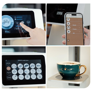 Machine à café artistique 3D Winningstar ST-2500, écran tactile sans fil, multifonctionnelle, intelligente - Product Image 4