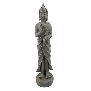 Grande statue de <span class=keywords><strong>bouddha</strong></span> extérieure debout en méditation pour des ornements de jardin paisibles - Product Image 1