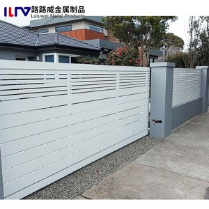 Kim loại trắng slat siding riêng tư hàng rào tấm bên ngoài nhôm hàng rào tường cho ngôi nhà - Product Image 2
