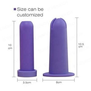 Nouvel applicateur de coupe menstruelle Henrich violet réutilisable en Silicone de qualité médicale - Product Image 2