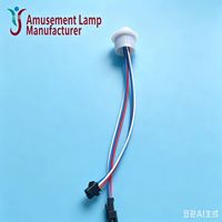 Lumière de marquise pleine couleur de 33 mm, source lumineuse à commande externe, lumière de marquise à couleur magique, lumière intégrée étanche