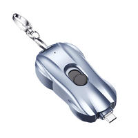 Conception de prise télescopique, mini batterie externe d'urgence pour clés, Android, iPhone, ultra-mince, portable, charge rapide sans fil 10W