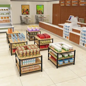 市場スーパーマーケットプロモーションテーブル用スーパーマーケット棚ディスプレイスタンド
