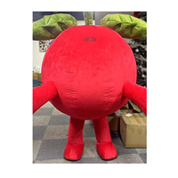 Costume de mascotte géant gonflable en forme de fruit (melon, pomme, raisin) pour adulte, performance, festival, costume OEM personnalisé, cosplay, mascotte à vendre