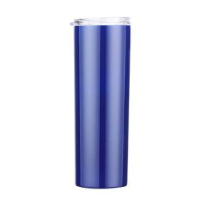 20 OZ <b>Double</b> <b>Wall</b> Vacuum Insulation Water Bottle Coffee <b>Mug</b> Slim Stainless Steel Skinny Tumbler with Seal Lid and Straw - Product Image 5
