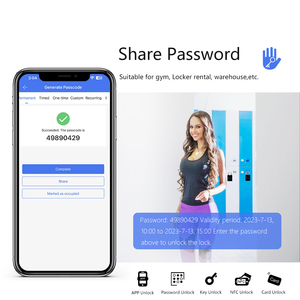 Cho eseye không thấm nước kỹ thuật số RFID Thẻ NFC cho chìa khóa thông minh kết hợp với app ttlock màu xanh răng số cảm ứng bàn phím màu xanh - Product Image 2