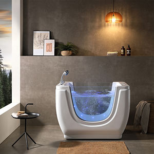 Lüks termostatik bebek Spa küveti Whirlpool bağlantısız akrilik kabarcık masaj küvet - Product Image 1