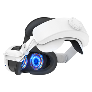 Confort supérieur 6000mAh Chargement Interface USB Filaire <span class=keywords><strong>VR</strong></span> Head Strap Accessoires pour Quest 3 Game Player's Essentials - Product Image 1