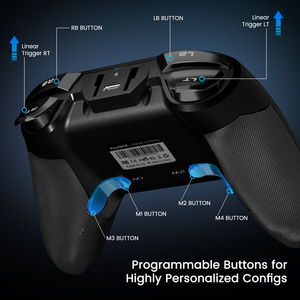 เกมแพด <span class=keywords><strong>USB</strong></span> ไร้สาย2.4ก. สำหรับพีซีตัวควบคุมจอยสติ๊กสำหรับการเขียนโปรแกรม ESM-9110 easysmx สำหรับพีซี/PS3/ทีวี/กล่องทีวี/โทรศัพท์ - Product Image 5