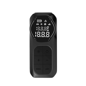 Compresseur d'air portable sans fil ABS 150 PSI pour pneus de voiture, moto, <span class=keywords><strong>vélo</strong></span> et ballons – <span class=keywords><strong>Pompe</strong></span> à air électrique numérique - Product Image 1