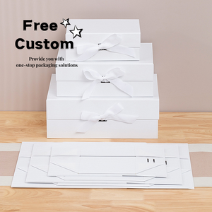 Factory Direct Set Reusable UV Coating Matt Lamination Kraft Paper Gift <b>Box</b> <b>Magnetic</b> Dressing for Candle Recycled Materials - Product Image 2