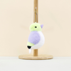 Оптовая продажа милый Мини Попугай кулон брелок плюшевая игрушка мягкая кукла на заказ мультфильм птица мягкие животные для продвижения подарок - Product Image 6