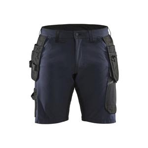 BLAKLADER - 152016458699C46 Pantalones cortos Craftsman Elásticos en 4 direcciones Azul marino oscuro/Negro-PANTALONES DE TRABAJO EAN 7330509826287 PANTALONES CORTOS DE TRABAJO - Product Image 1
