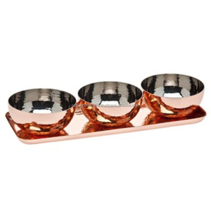 Set of 3 Elegant Solid Copper Food Storage Bowls Latest Design Perfect for Home Kitchen Tabletop and <b>Dessert</b> Serving - Product Image 6