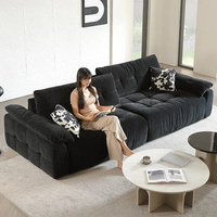 Canapé deux places de luxe au design moderne pour salon d'hôtel, ensemble de canapés en tissu de haute qualité