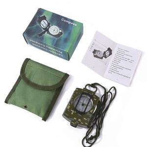 K4580 Digital Camouflage Compass Analog Dial Shockproof Outdoor Hiking Camping Mountain Climbing Travel Pointing Guide - Product Image 2