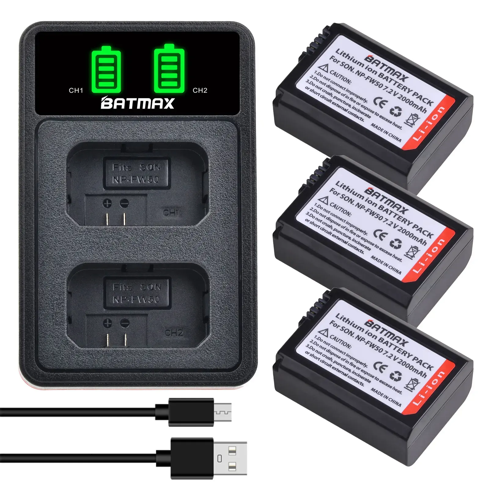 3 Batteries 1 Chargeur