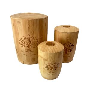 Urne funéraire moderne en bambou scellée, portable, pour animaux de compagnie, pour les cendres des êtres chers - Product Image 3