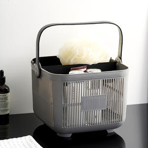 Panier de bain en plastique Simplehome, rectangulaire avec poignées, organiseur de rangement pour articles de toilette et essentiels quotidiens - Product Image 5