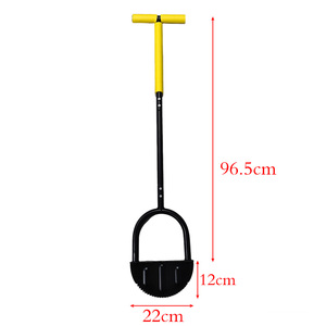 Outils de jardin, pelle <span class=keywords><strong>à</strong></span> bordure avec manche long en acier pour l'aménagement paysager de la cour, bêches - Product Image 4