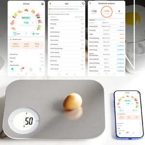 Moderne Elektronische Haushaltswaage zum Kochen und Backen mit LCD-Digitalanzeige 5kg Edelstahl Küchenwaage - Product Image 2