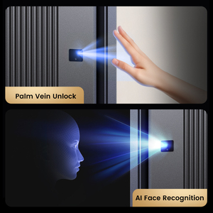 Système de visiophone intelligent HD Caméra Vision nocturne Alliage d'aluminium Serrure antivol de porte lloy Sécurité Verrouillage multi-points - Product Image 3