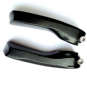 Guidon secondaire Borus Black en forme de couteau, 25,4 mm, en alliage d'aluminium pour VTT - Product Image 4