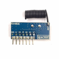 Nuevo Módulo Receptor Inalámbrico RX480E-4 DC 3.3-5V de 433Mhz con Decodificación