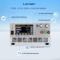 Fuente de Alimentación CC de Banco de Alta Precisión PDS 3150-08P+ 150V 8A 600W, Híbrida, Lineal, con Interfaz de Comunicación Múltiple